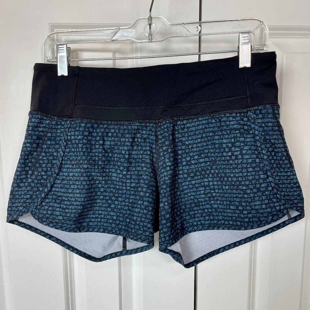 Lululemon blue athletic shorts